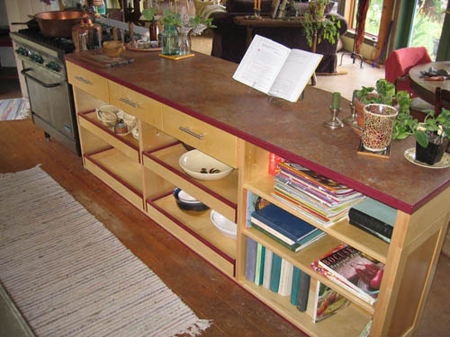 Island inside detail