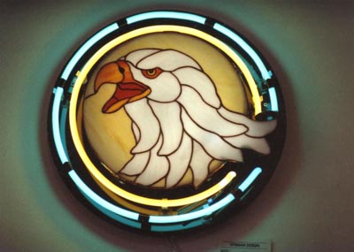 Eagle with Neon